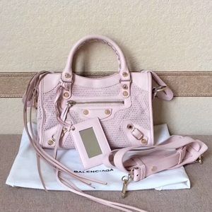 Sold-Balenciaga Mini City Pink